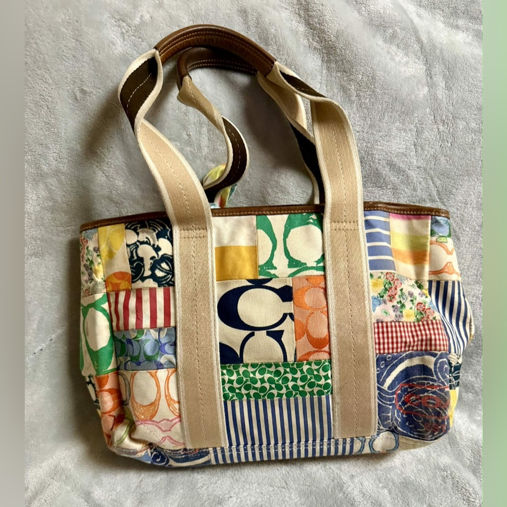 Coach Patchwork Tote Bag - image 2